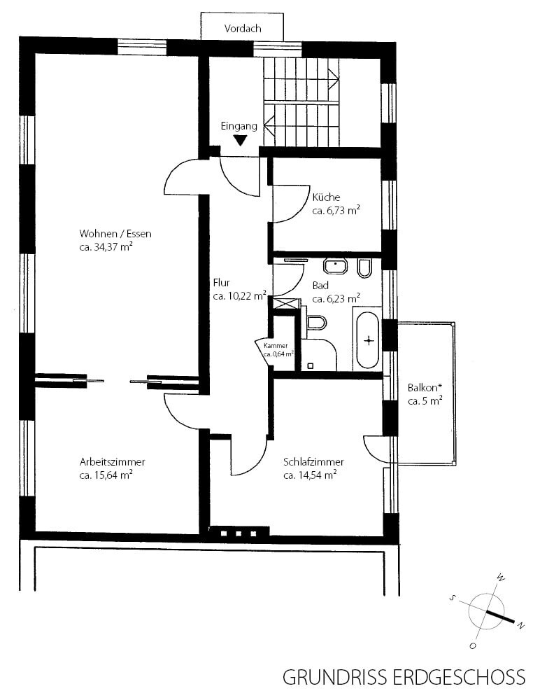 Grundriss 1 OG