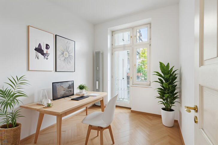Arbeitszimmer (visualisiert)