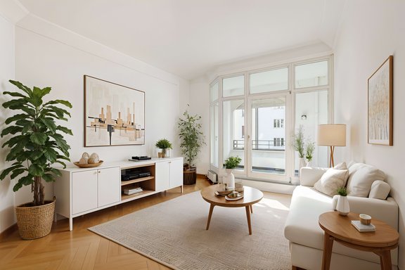 Living area (visualized)