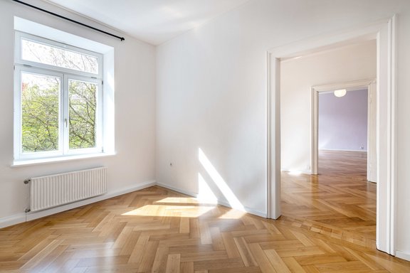 Raumflucht aus vier Zimmern