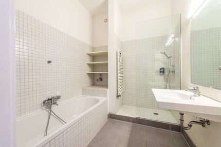 Zeitlos gestaltes Bad