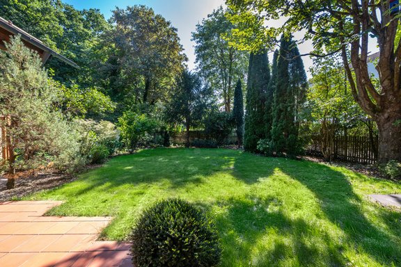 Secluded garden facing southwest