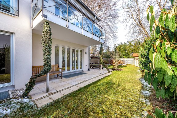 Partly covered terrace