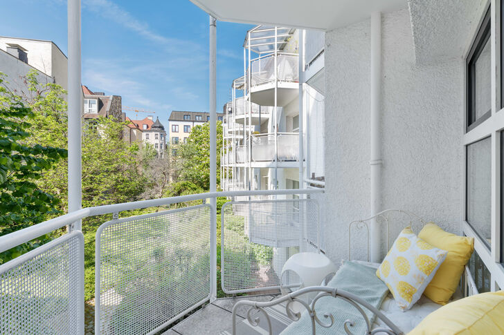 Balkon in Süd-West-Ausrichtung