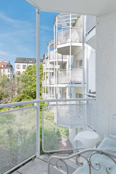 Balkon in Süd-West-Ausrichtung