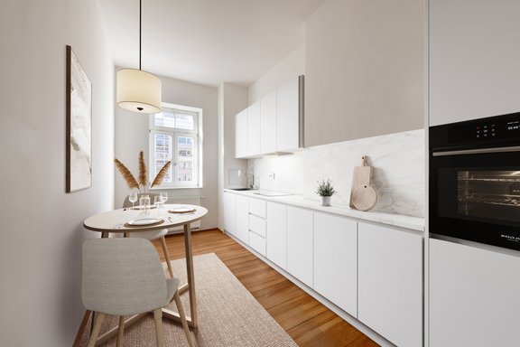 Kitchen with dining area (Visu)