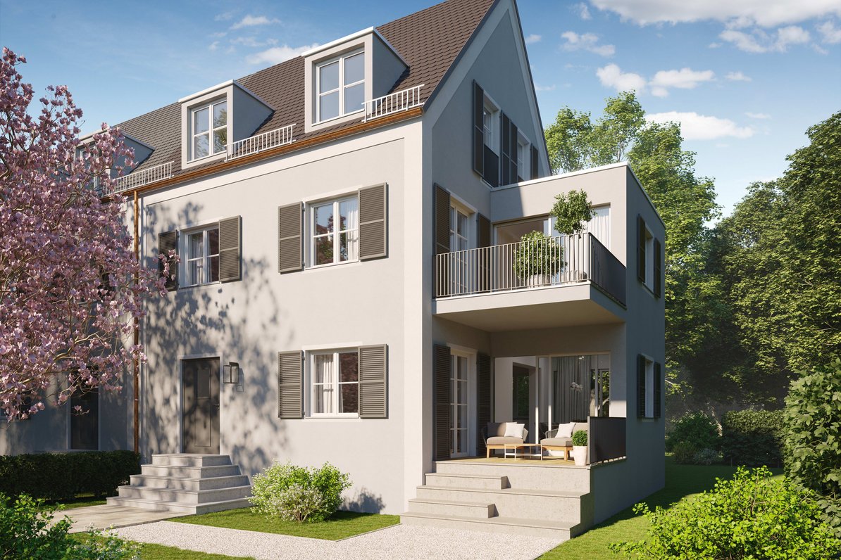 Charming house half - illustration after renovation
