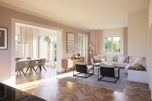 Illustration - possible interior view after renovation