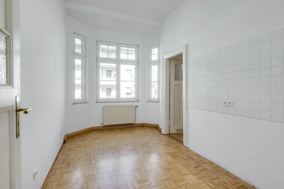 Wohnküche mit Erker