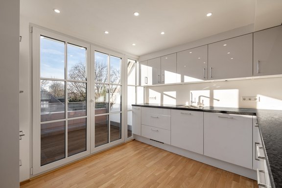 Cooking area with roof terrace