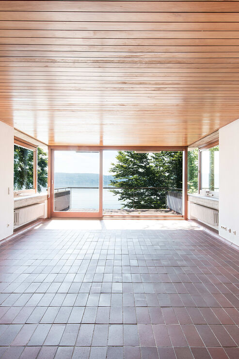 Wohnzimmer mit Terrassenzugang
