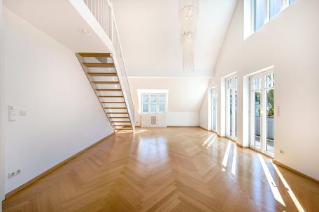 Charming, quiet 3.5 room maisonette with balconies