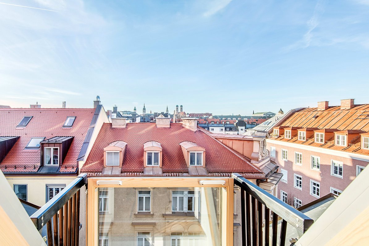 Panoramablick vom Wohn- und Essbereich
