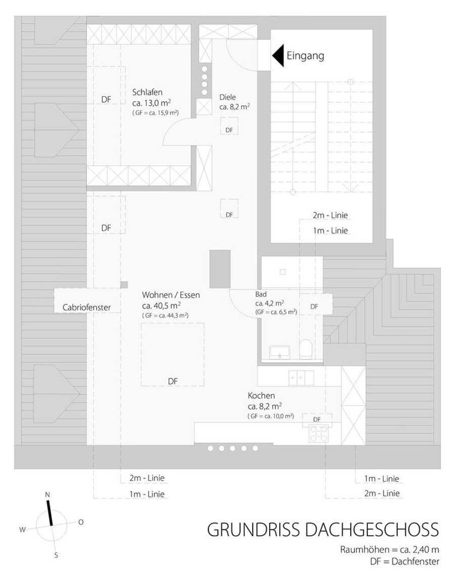 Grundriss Dachgeschoss