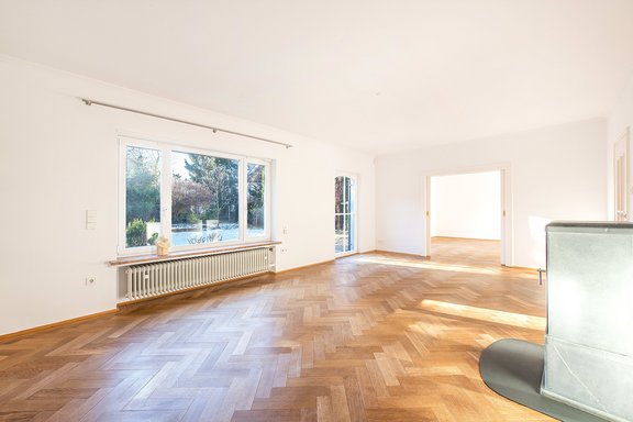 Wohnbereich mit Kaminofen