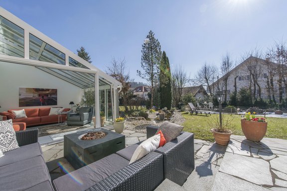 Wintergarten und Lounge