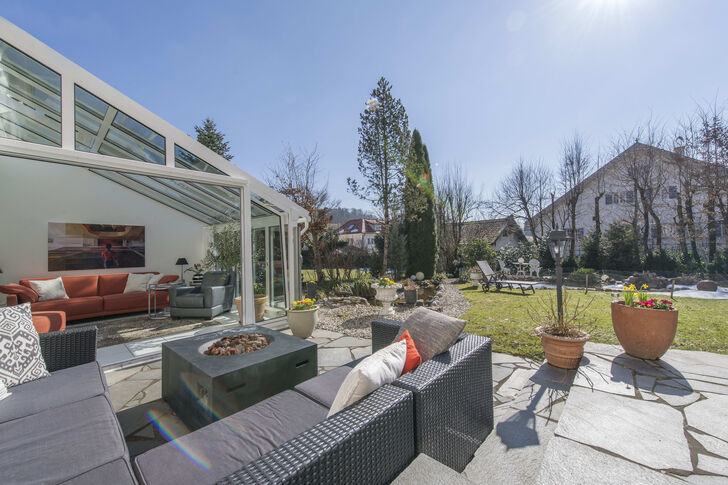Wintergarten und Lounge