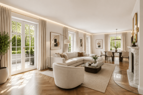 Charming home with idyllic garden and building rights in an exquisite location