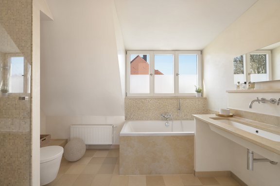 Bad en suite auf der Masteretage