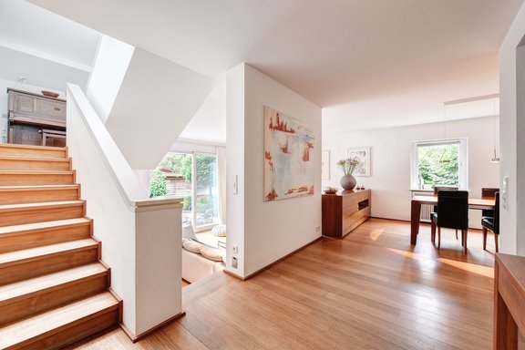 Hallway filled with lights