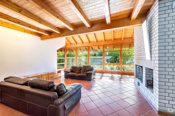 Wohnen mit offenem Kamin