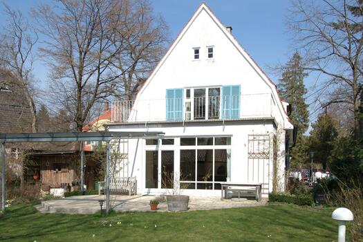 View from the garden