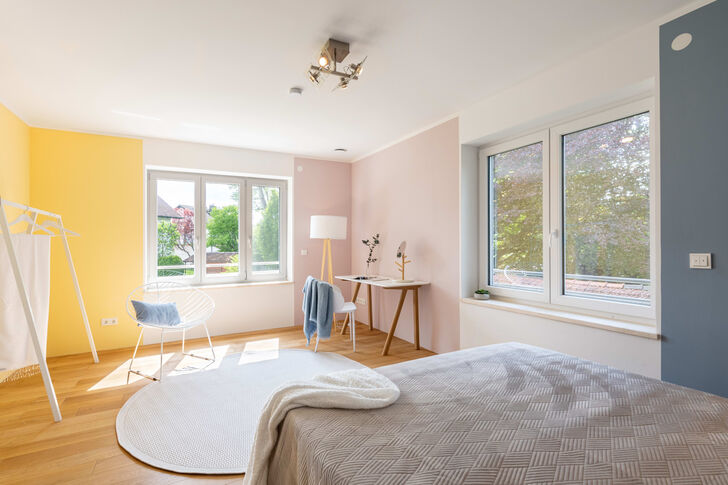 Helles Schlafzimmer