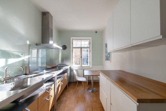 Kitchen with dining area