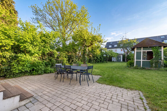 Gartenoase in Südausrichtung