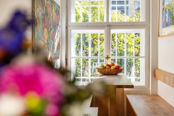 Familiärer Essplatz