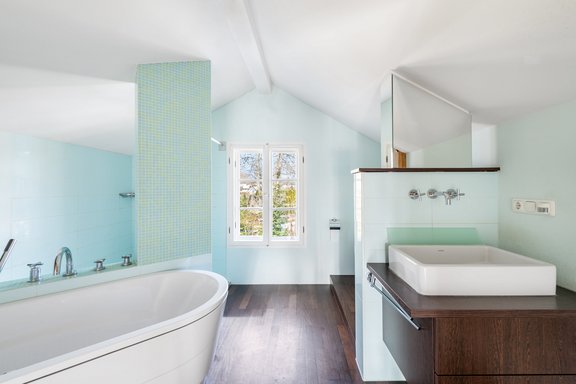 Masterbad im Dachgeschoss