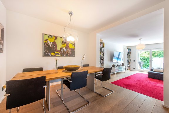 Attraktiver Essbereich