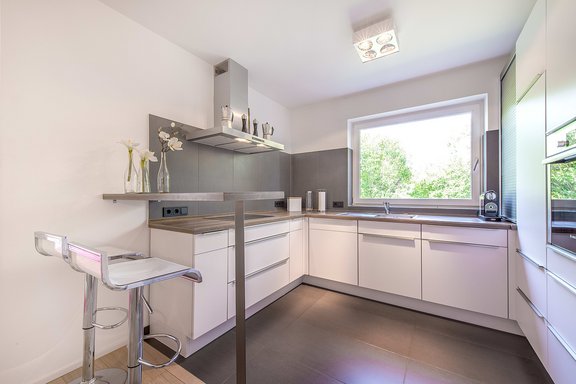 Offen gestaltete Küche