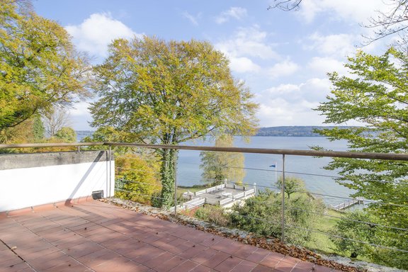 Ausblick von der Dachterrasse