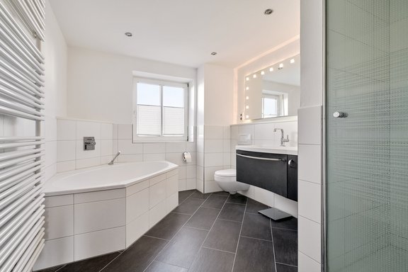 Bad mit Fußbodenheizung