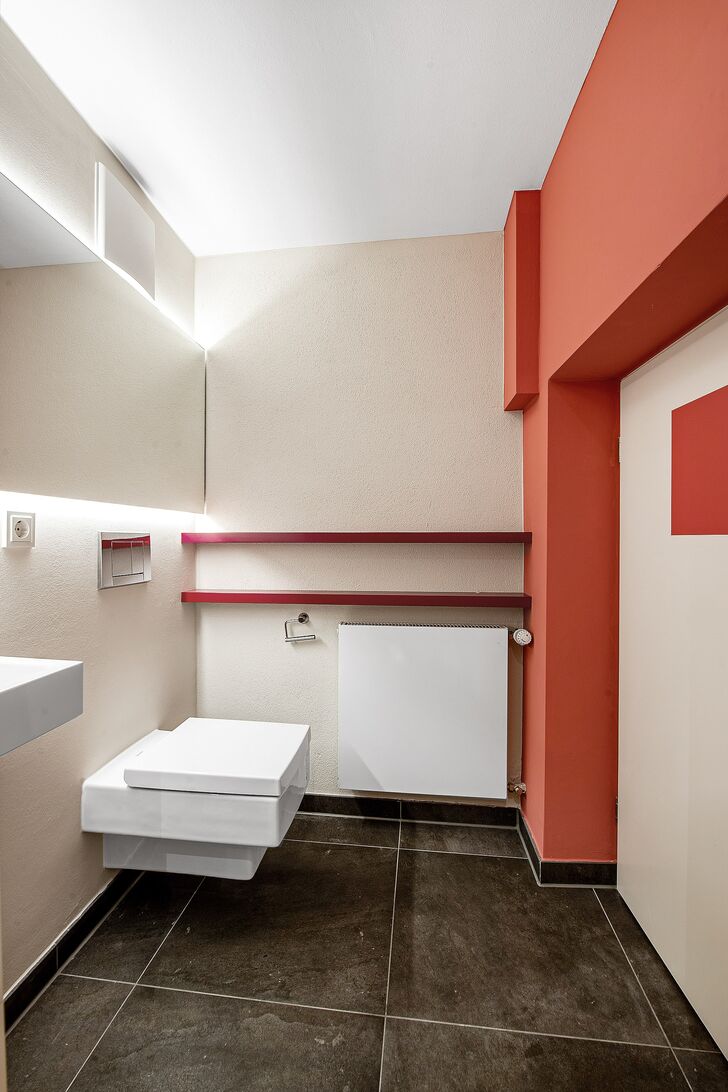 WC im Souterrain