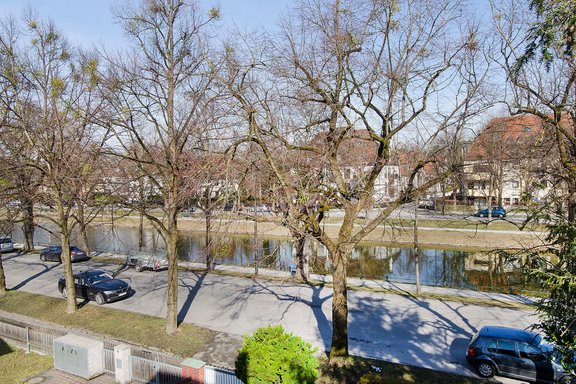 View of the castle canal