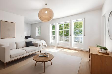 Charmantes Studio-Apartment mit Südbalkon direkt am Hirschgarten