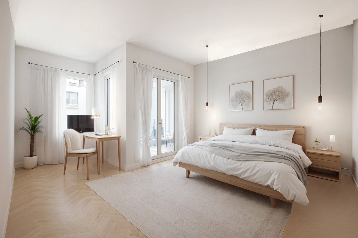 Spacious master area