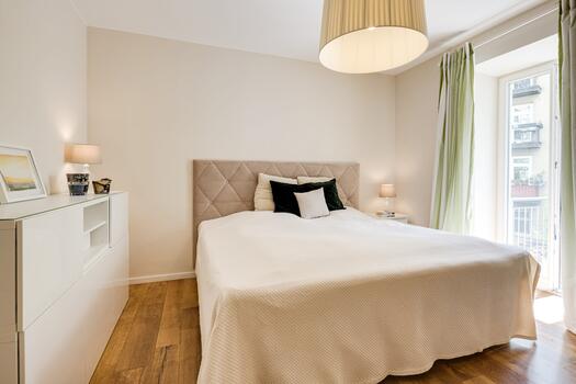 Schlafzimmer zum Hof