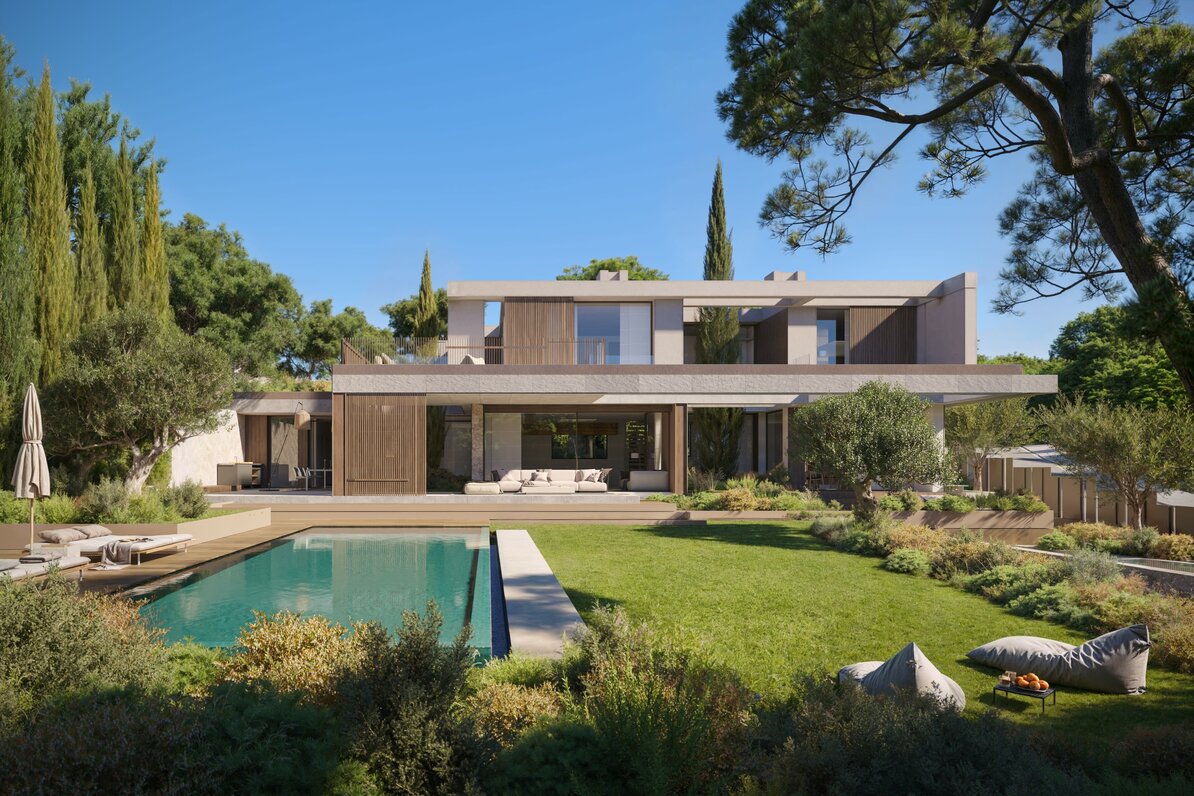 Modern Architecture Under the Mallorca Sun (Rendering)