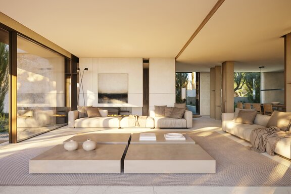 Home Design Between Light and Nature (Visualization)