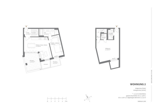Erdgeschoss und Hobbybereich