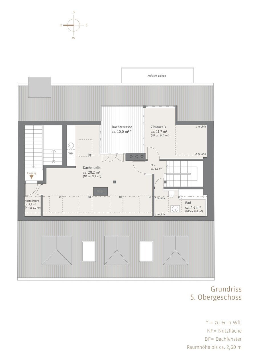 Grundriss - 5. Obergeschoss