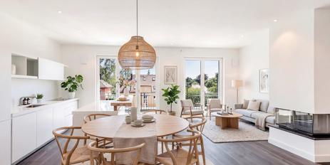 Spacious 3-bedroom penthouse apartment with high-end finishes