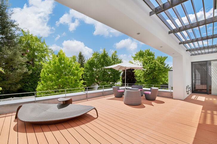 Dachterrasse mit Urlaubsfeeling
