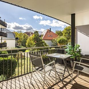 Großzügiger Süd-Balkon