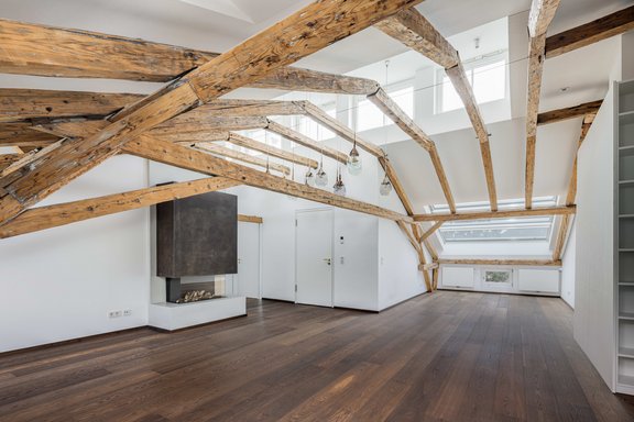 Leerstehende Maisonettewohnung