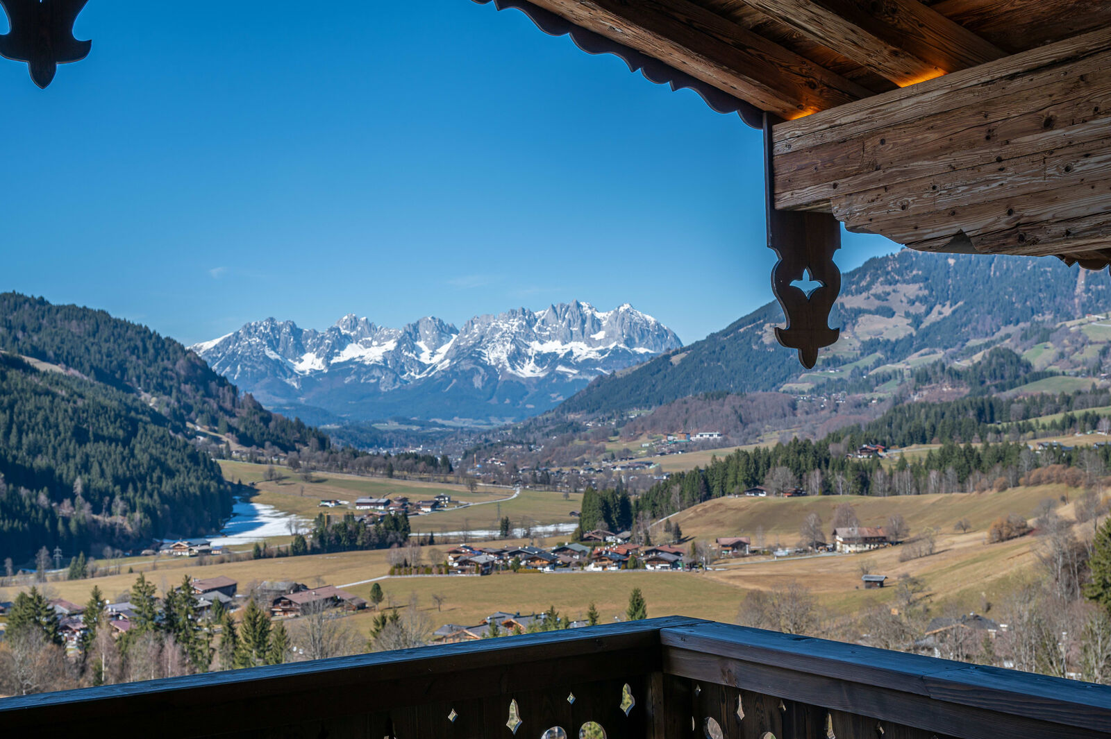 Panoramablick auf den Wilden Kaiser
