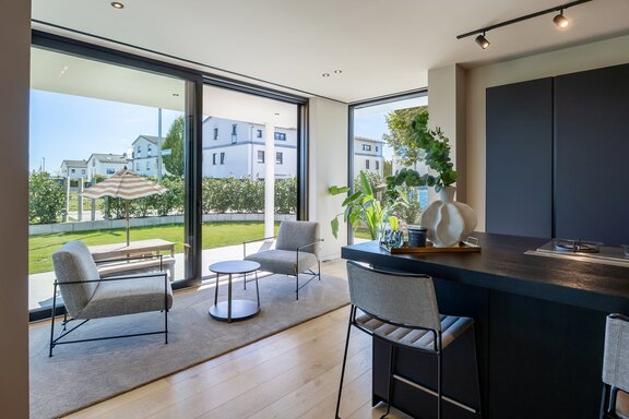 Cozy seating area